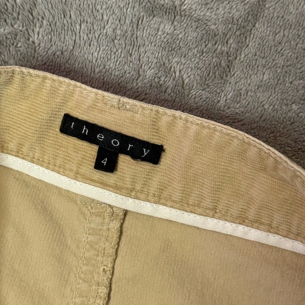 Theory Corduroy Cargo Utility Skirt Minimalist Size 4 Gorpcore Academia Preppy - Picture 3 of 11